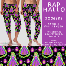 Load image into Gallery viewer, Batch #569 - Princess Halloween - Closes 8/14 - ETA early/mid Oct - Rap Hallo Full and Capri Length Joggers
