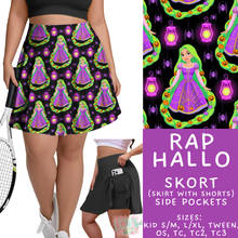 Load image into Gallery viewer, Batch #569 - Princess Halloween - Closes 8/14 - ETA early/mid Oct - Rap Hallo Skort
