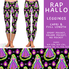 Load image into Gallery viewer, Batch #569 - Princess Halloween - Closes 8/14 - ETA early/mid Oct - Rap Hallo Full and Capri Length Leggings
