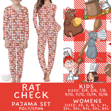 Load image into Gallery viewer, Batch #587 - Family Pajamas 2 - Closes 9/18 - ETA mid Nov - Rat Check Women's &amp; Kid's Pajama Sets
