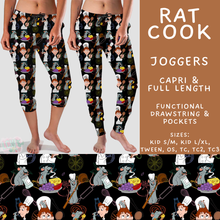 Load image into Gallery viewer, Batch #572 - Magical Faves 23 - Closes 8/19 - ETA mid October - Rat Cook Full and Capri Length Joggers
