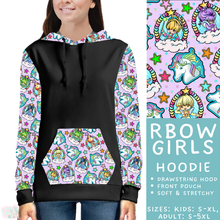 Load image into Gallery viewer, Batch #454 - Cool Characters 10 - Closes 11/26 - ETA mid Jan - RBow Girls Hoodie
