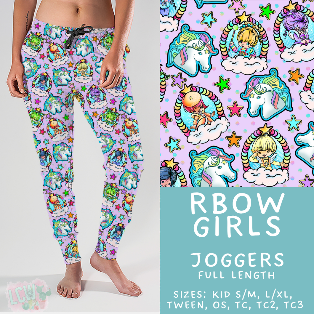 Batch #454 - Cool Characters 10 - Closes 11/26 - ETA mid Jan - RBow Girls Joggers