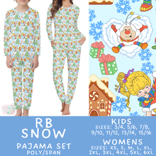 Load image into Gallery viewer, Batch #584 - Christmas Family Pajamas - Closes 9/11 - ETA mid Nov - RB Snow Womens &amp; Kids Pajama Set
