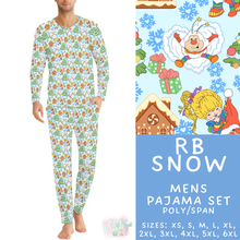 Load image into Gallery viewer, Batch #584 - Christmas Family Pajamas - Closes 9/11 - ETA mid Nov - RB Snow Men's Pajama Set
