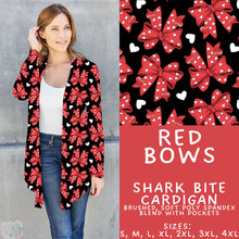Load image into Gallery viewer, Batch #453 - Love Day 2 - Closes 11/24 - ETA mid Jan - Red Bows Cardigan
