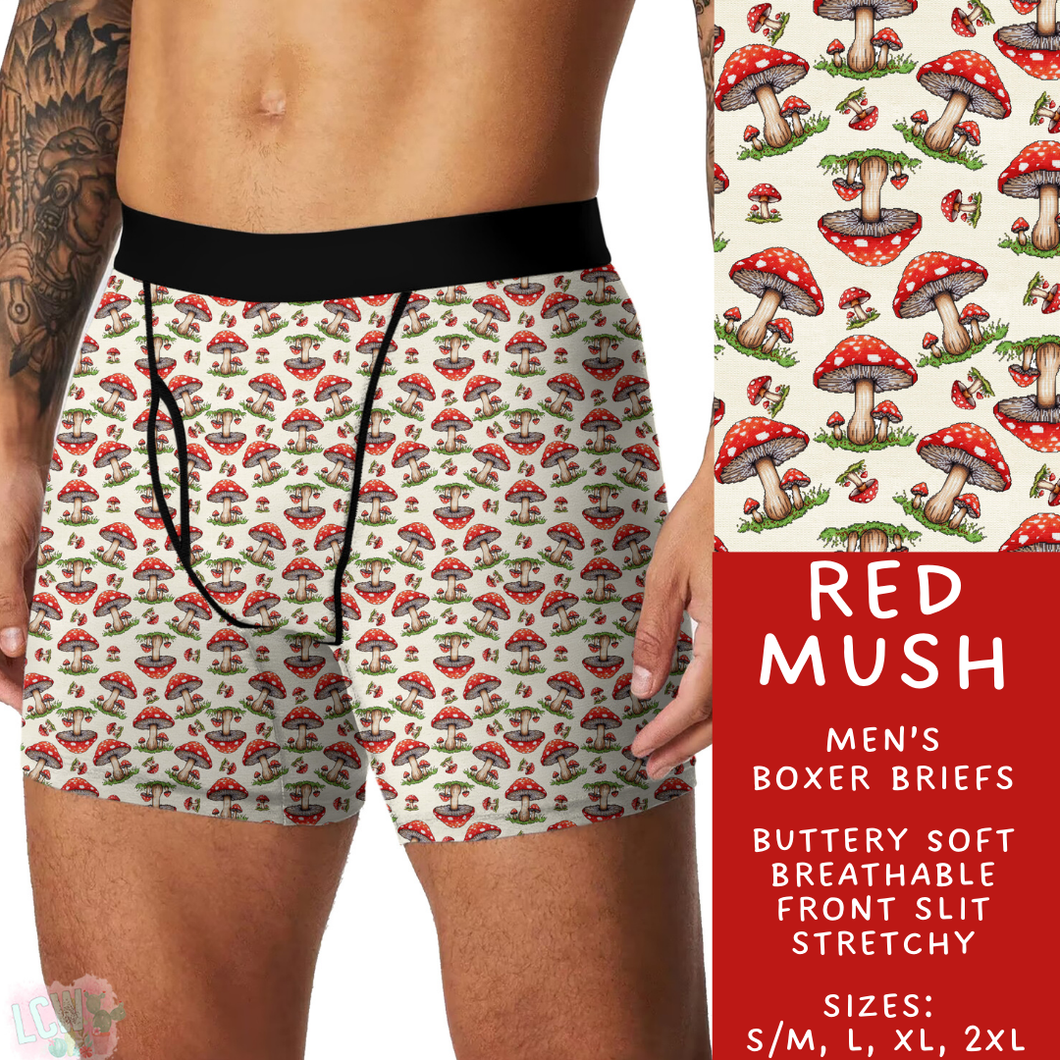 Ready to Ship - Red Mush Men's Boxer Briefs