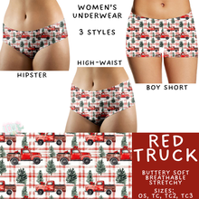 Load image into Gallery viewer, Ready to Ship - Red Truck Women's Underwear - Hipster TC2
