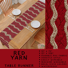 Load image into Gallery viewer, Batch #588 - Table Runners - Closes 9/21 - ETA early/mid Nov - Red Yarn Table Runner
