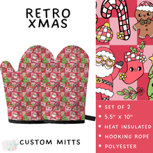 Load image into Gallery viewer, Batch #591 - Baking Spirits Bright 3 - Closes 9/28 - ETA mid/late Nov - Retro Xmas Oven Mitts
