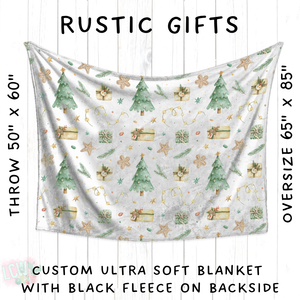 Batch #433 - Winter Cabin - Closes 10/20 - ETA early Dec - Rustic Gifts Blanket