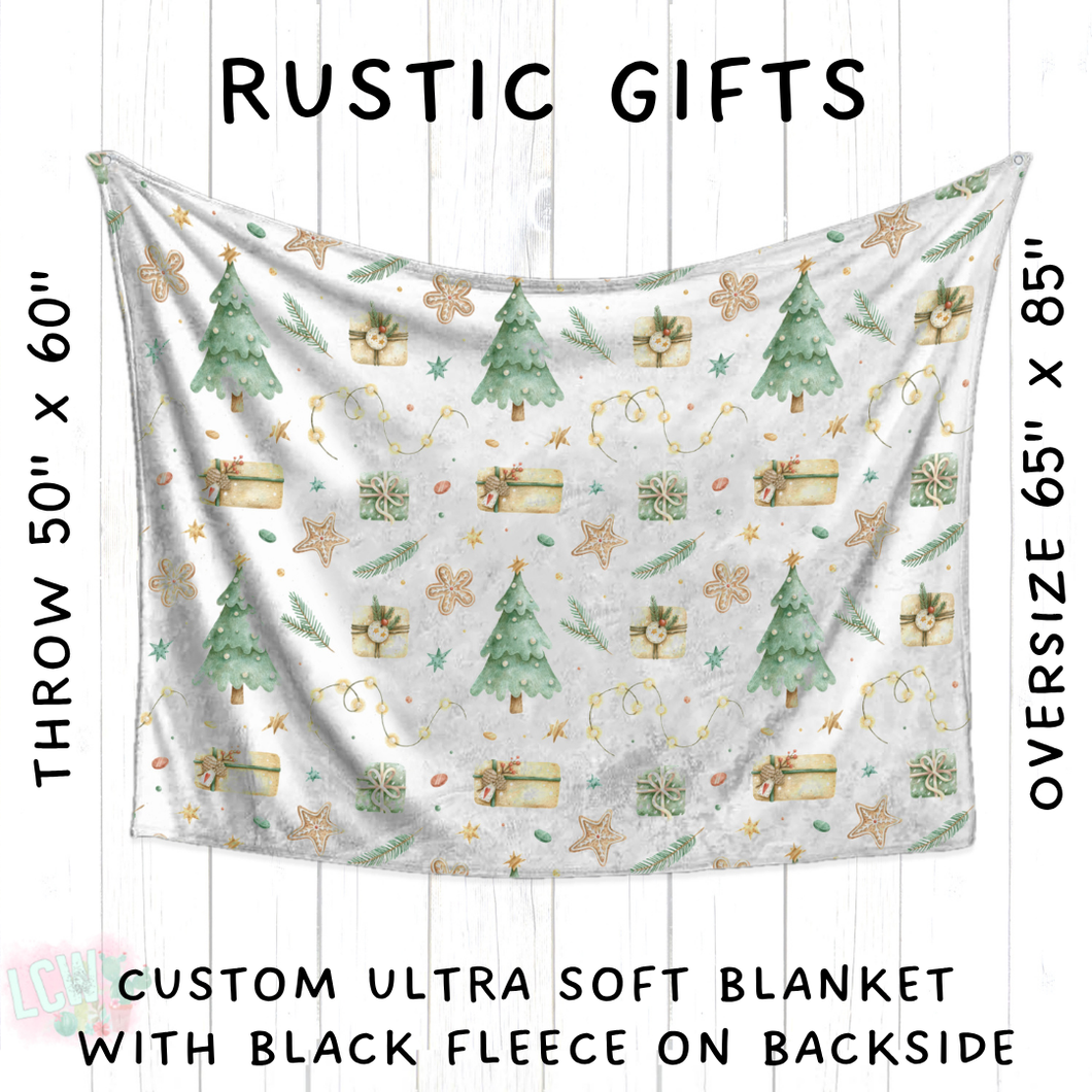 Batch #433 - Winter Cabin - Closes 10/20 - ETA early Dec - Rustic Gifts Blanket