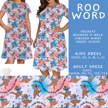 Load image into Gallery viewer, Batch #608 - Magic in Words - Closes 11/4 - ETA early Jan - Roo Word Adult &amp; Kids Dresses
