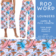 Load image into Gallery viewer, Batch #608 - Magic in Words - Closes 11/4 - ETA early Jan - Roo Word Capri and Full Length Loungers
