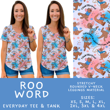Load image into Gallery viewer, Batch #608 - Magic in Words - Closes 11/4 - ETA early Jan - Roo Word Everyday Tank &amp; Tee
