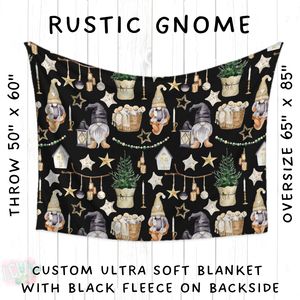 Batch #433 - Winter Cabin - Closes 10/20 - ETA early Dec - Rustic Gnome Blanket