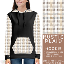 Load image into Gallery viewer, Batch #433 - Winter Cabin - Closes 10/20 - ETA early Dec - Rustic Plaid Hoodie
