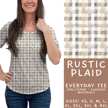 Load image into Gallery viewer, Batch #433 - Winter Cabin - Closes 10/20 - ETA early Dec - Rustic Plaid Everyday Tee
