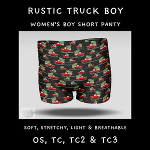 Ready To Ship - Rustic Truck Boy Shorts