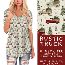 Load image into Gallery viewer, Batch #433 - Winter Cabin - Closes 10/20 - ETA early Dec - Rustic Truck V-Neck Tee
