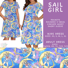 Load image into Gallery viewer, Batch #544 - Cool Characters 16 - Closes 6/17 - ETA mid August - Sail Girl Adult &amp; Kids Dresses
