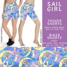 Load image into Gallery viewer, Batch #544 - Cool Characters 16 - Closes 6/17 - ETA mid August - Sail Girl Biker &amp; Jogger Shorts
