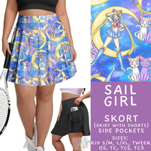 Load image into Gallery viewer, Batch #544 - Cool Characters 16 - Closes 6/17 - ETA mid August - Sail Girl Skort
