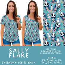 Load image into Gallery viewer, Batch #606 - Magical Character Winter - Closes 10/30 - ETA late Dec - Sally Flake Everyday Tank &amp; Tee
