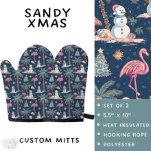 Load image into Gallery viewer, Batch #591 - Baking Spirits Bright 3 - Closes 9/28 - ETA mid/late Nov - Sandy Xmas Oven Mitts
