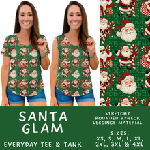 Load image into Gallery viewer, Batch #600 - Jingle all the Way 2 - Closes 10/19 - ETA early/mid Dec - Santa Glam Everyday Tank &amp; Tee
