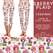 Load image into Gallery viewer, Batch #544 - Cool Characters 16 - Closes 6/17 - ETA mid August - SBerry Plaid Full and Capri Length Leggings

