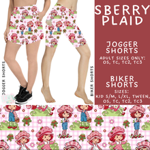Load image into Gallery viewer, Batch #544 - Cool Characters 16 - Closes 6/17 - ETA mid August - SBerry Plaid Biker &amp; Jogger Shorts
