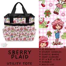 Load image into Gallery viewer, Batch #549 - Utility Tote 2 - Closes 6/29 - ETA late August - SBerry Plaid Utility Tote
