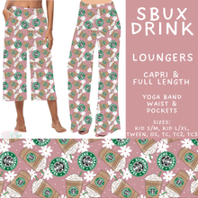 Load image into Gallery viewer, Batch #592 -  Fun Run 27 - Closes 9/30 - ETA late Nov - SBux Drink Capri and Full Length Loungers
