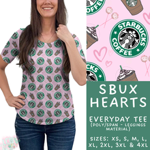 Load image into Gallery viewer, Batch #370 - Fun Run 12 - Closes 7/8 - ETA early Sept - Sbux Hearts Everyday Tee
