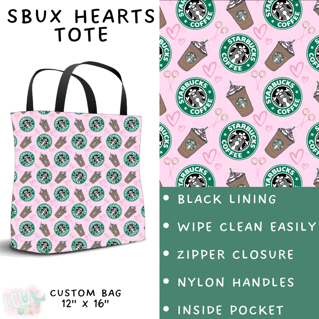 Batch #370 - Fun Run 12 - Closes 7/8 - ETA early Sept - SBux Hearts Tote