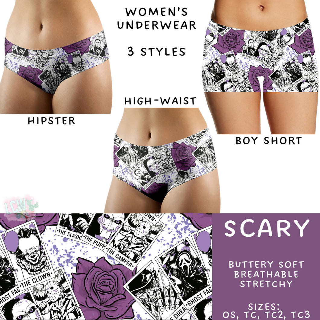 Ready to Ship - Scary Women's Underwear - High Waist