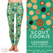 Load image into Gallery viewer, Ready to Ship - Scout Cookie Full Length Leggings - Sport Pocket TC
