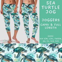 Load image into Gallery viewer, Batch #307 - Sea Life - Closes 3/20 - ETA mid May - Sea Turtle Full and Capri Length Joggers
