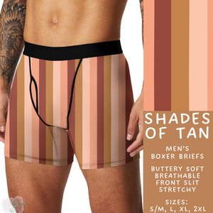 Batch #340 - Comfortable Underwear 4 - Closes 5/16 - ETA early July - Shades of Tan Men's Boxer Briefs