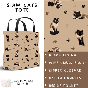 Batch #411 - July Request Run - Closes 9/11 - ETA late October - Siam Cats Tote