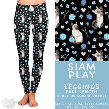 Load image into Gallery viewer, Ready to Ship - Siam Play Full Length Leggings - Sport Pocket TC2
