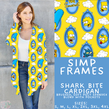 Load image into Gallery viewer, Batch #454 - Cool Characters 10 - Closes 11/26 - ETA mid Jan - Simp Frames Cardigan
