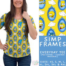 Load image into Gallery viewer, Batch #454 - Cool Characters 10 - Closes 11/26 - ETA mid Jan - Simp Frames Everyday Tee
