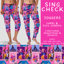 Load image into Gallery viewer, Batch #550 - Fun Run 24 - Closes 7/1 - ETA early Sept - Sing Check Full and Capri Length Joggers
