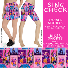 Load image into Gallery viewer, Batch #550 - Fun Run 24 - Closes 7/1 - ETA early Sept - Sing Check Biker &amp; Jogger Shorts
