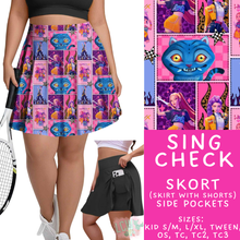 Load image into Gallery viewer, Batch #550 - Fun Run 24 - Closes 7/1 - ETA early Sept - Sing Check Skort
