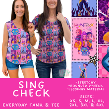 Load image into Gallery viewer, Batch #550 - Fun Run 24 - Closes 7/1 - ETA early Sept - Sing Check Everyday Tank &amp; Tee

