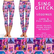 Load image into Gallery viewer, Batch #550 - Fun Run 24 - Closes 7/1 - ETA early Sept - Sing Check Full and Capri Length Leggings
