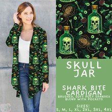 Load image into Gallery viewer, Batch #556 - Halloween 3 - Closes 7/15 - ETA mid Sept - Skull Jar Cardigan
